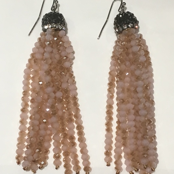 Blush Swarovski earrings - Picture 3 of 3